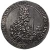 talar 1695, Drezno, litery I - K po bokach tarczy herbowej, Schnee 985, Dav. 7652, moneta przyszłe..