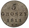 5 groszy 1811 I.B., Warszawa, Plage 96, moneta p