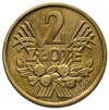 2 złote 1958, na rewersie wypukły napis PRÓBA, mosiądz 8.53 g, Parchimowicz P-223.a, nakład 100 sz..