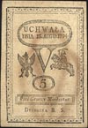 5 groszy miedziane 13.08.1794, Miłczak A8a, Lucow 38 (R1), piękne