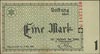 1 marka 15.05.1940, bez oznaczenia serii, numeracja 7-mio cyfrowa, Miłczak Ł2c, rzadka