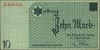 10 marek 15.05.1940, Wzór kasowy z pieczęcią ENTWERTET, No 000182, Miłczak Ł5d, druk koloru zielon..