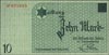 10 marek 15.05.1940, Miłczak Ł5d, papier ze znakiem wodnym, druk koloru zielonego, rzadkie