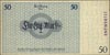 50 marek 15.05.1940, Wzór kasowy z pieczęcią ENTWERTET, No 000182, Miłczak Ł7b, papier ze znakiem ..