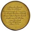 medal autorstwa J.F. Holzhaeussera 1781 r, wybit