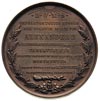 założenie Akademii Medyczno-Chirurgicznej w Warszawie w 1857 r, medal autorstwa J. Minheymera, Aw:..