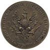 Józef Brudziński - medal autorstwa Czesława Makowskiego 1917 r, Aw: Popiersie w lewo i napis, Rw: ..