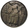 medal na X-lecie odzyskania wolności autorstwa T. Breyera 1928 r, Aw: Orzeł z cyfrą X na piersi i ..