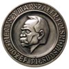 Józef Piłsudski - niesygnowany medal wybity w Wielkiej Brytanii na 20 lecie śmierci marszałka 1955..