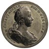 medal zaślubinowy Marii Krystyny i Alberta Saksońskiego, autorstwa A. Wideman’a 1766 r, Aw: Popier..