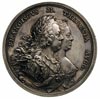 Franciszek i Maria Teresa 1745-1765, - medal autorstwa A. Wiedeman’a na pokój w Hubertsburgu 1763 ..