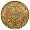 Meklenburgia-Schwerin, Fryderyk Franciszek IV 1897-1918, 10 marek 1901 / A, Berlin, złoto 3.97 g, ..