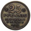 25 fenigów 1908, próba, miedź lub brąz 4.31 g, S