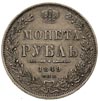 rubel 1849 ПА, Petersburg, Bitkin 224, patyna