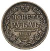 rubel 1851 ПА, Petersburg, Bitkin 228, patyna