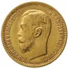 5 rubli 1909 ЭБ, złoto 4.30 g, Kazakov 360, wyśm
