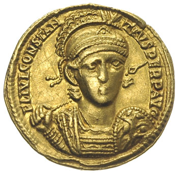 Konstancjusz II 337-361, solidus 351-355, Nikome