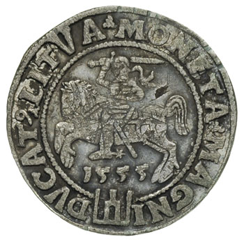 grosz na stopę litewską 1555, Wilno, Ivanauskas 