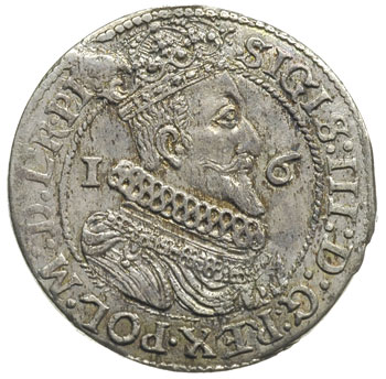 ort 1624/3 Gdańsk, interpunkcja SIGIS : III : , moneta wybita lekko uszkodzonym stemplem, ale ładnie zachowana, delikatna patyna