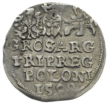 trojak 1598, Lublin, pełna data na dole, Iger L.