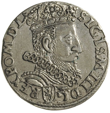 trojak 1603, Kraków, odmiana litera K dzieli datę, Iger K.03.1.a (R1)