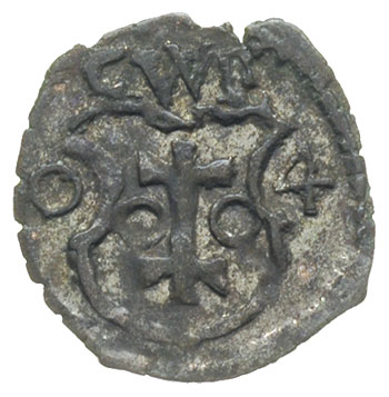 denar 1604, Wschowa, H-Cz. 7420 (R7), znane egzemplarze pochodzą ze zbiorów Czapskiego, Potockiego i Sobańskiego, bardzo rzadki i ładnie zachowany, patyna