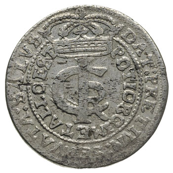 tymf 1665, Bydgoszcz, wąska korona na awersie i płaska na rewersie, ładny egzemplarz