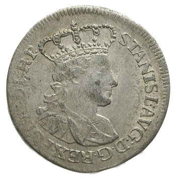 szóstak 1765, Gdańsk, Plage 503, jak na ten typ monety bardzo ładnie zachowany