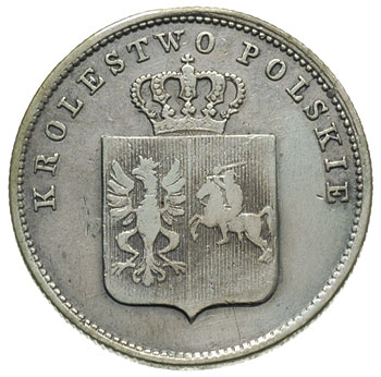 2 złote 1831, Warszawa, Plage 273, porysowane tło