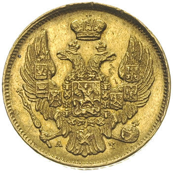 3 ruble = 20 złotych 1840, Petersburg, złoto 3.9