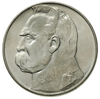10 złotych 1937, Warszawa, Józef Piłsudski, Parchimowicz 124.d, ładny egzemplarz