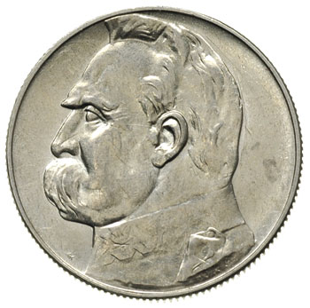 5 złotych 1938, Warszawa, Józef Piłsudski, Parch