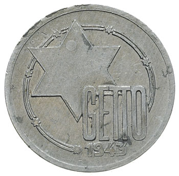 10 marek 1943, Łódź aluminium, gruby krążek, Parchimowicz 15.b