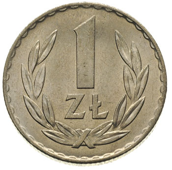 1 złoty 1949, Krzemnica, miedzionikiel, Parchimowicz 212.a, bardzo ładne