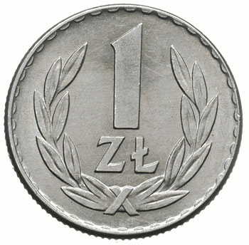 1 złoty 1966, Warszawa, Parchimowicz 213.c, bard