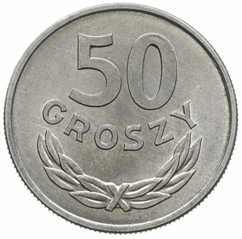 50 groszy 1967, Warszawa, Parchimowicz 210.c, pi