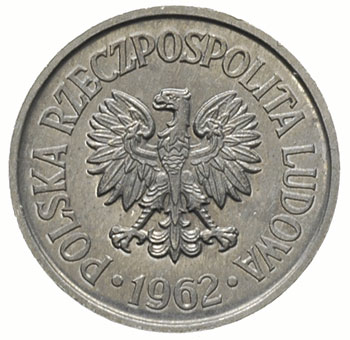 10 groszy 1962, Warszawa, Parchimowicz 206.b, rzadkie i bardzo ładne