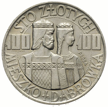 100 złotych 1966, Warszawa, Mieszko i Dąbrówka -