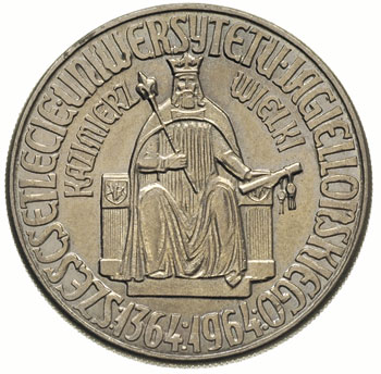 10 złotych 1964, Kazimierz Wielki, próba bez nap