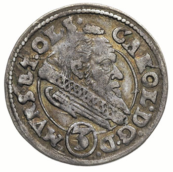 zestaw monet 3 krajcary 1607, Złoty Stok i 3 kra