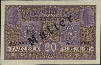 20 marek polskich 9.12.1916, \Generał, jednostro