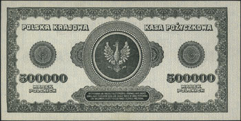 500.000 marek polskich 30.08.1923, seria T i numeracja siedmiocyfrowa, Miłczak 36i, Lucow 440 (R4), piękne
