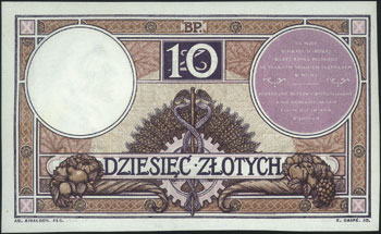 10 złotych 28.02.1919, seria S.1.A, 013801, Miłczak 50A, Lucow 574 (R6), rzadkie i bardzo ładnie zachowane