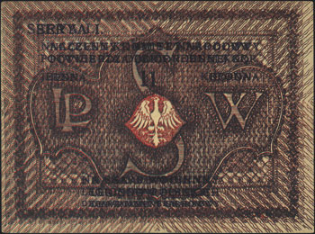 Naczelny Komitet Narodowy, 1 korona (1914) \Na Skarb Wojenny Legionow Polskich, seria I.