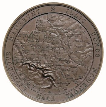 Dudley Stuart -medal autorstwa A.Bovy’ego, wybit