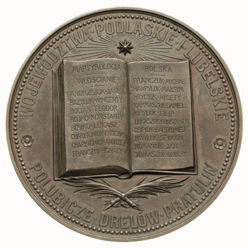 medal wybity dla upamiętnienia Rusinów pomordowa