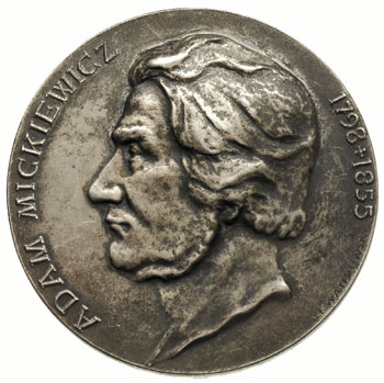 medal jednostronny w 110 Rocznicę Urodzin Adama 