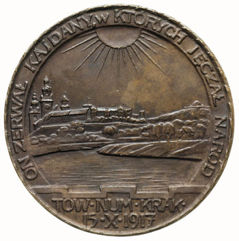 Tadeusz Kościuszko -medal autorstwa Jana Wysocki