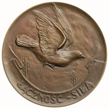 medal nagrodowy Za Hodowlę Gołębi Pocztowych,  A