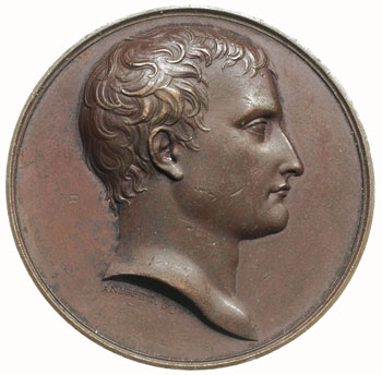 Napoleon Bonaparte Konsul, medal autorstwa Andri